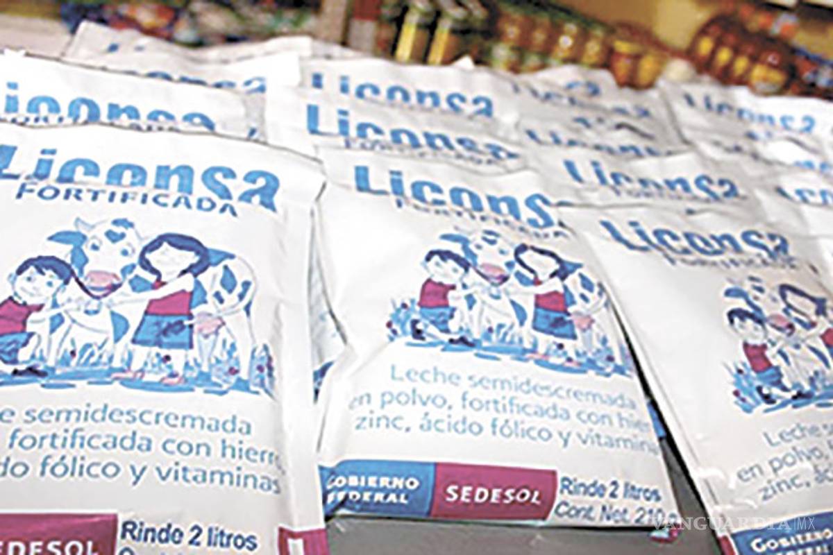 Venden leche Liconsa a mitad de precio en Coahuila