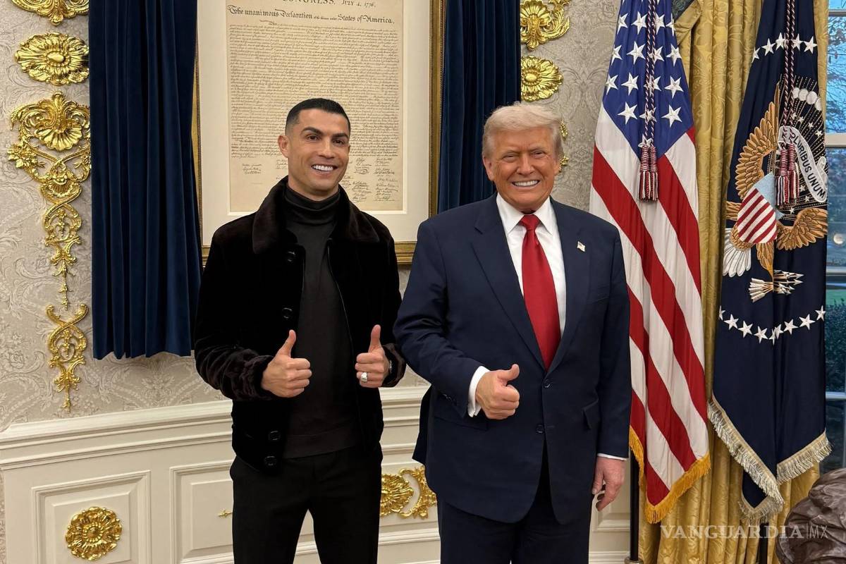 ¿Qué le regaló Donald Trump a Cristiano Ronaldo? Presidente de EU da algo ‘especial’ a ‘CR7’ en la Casa Blanca