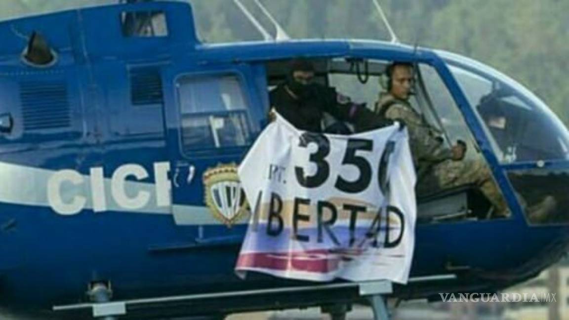 $!Oscar Pérez, piloto que secuestró helicóptero en Venezuela, llama a ir contra Maduro