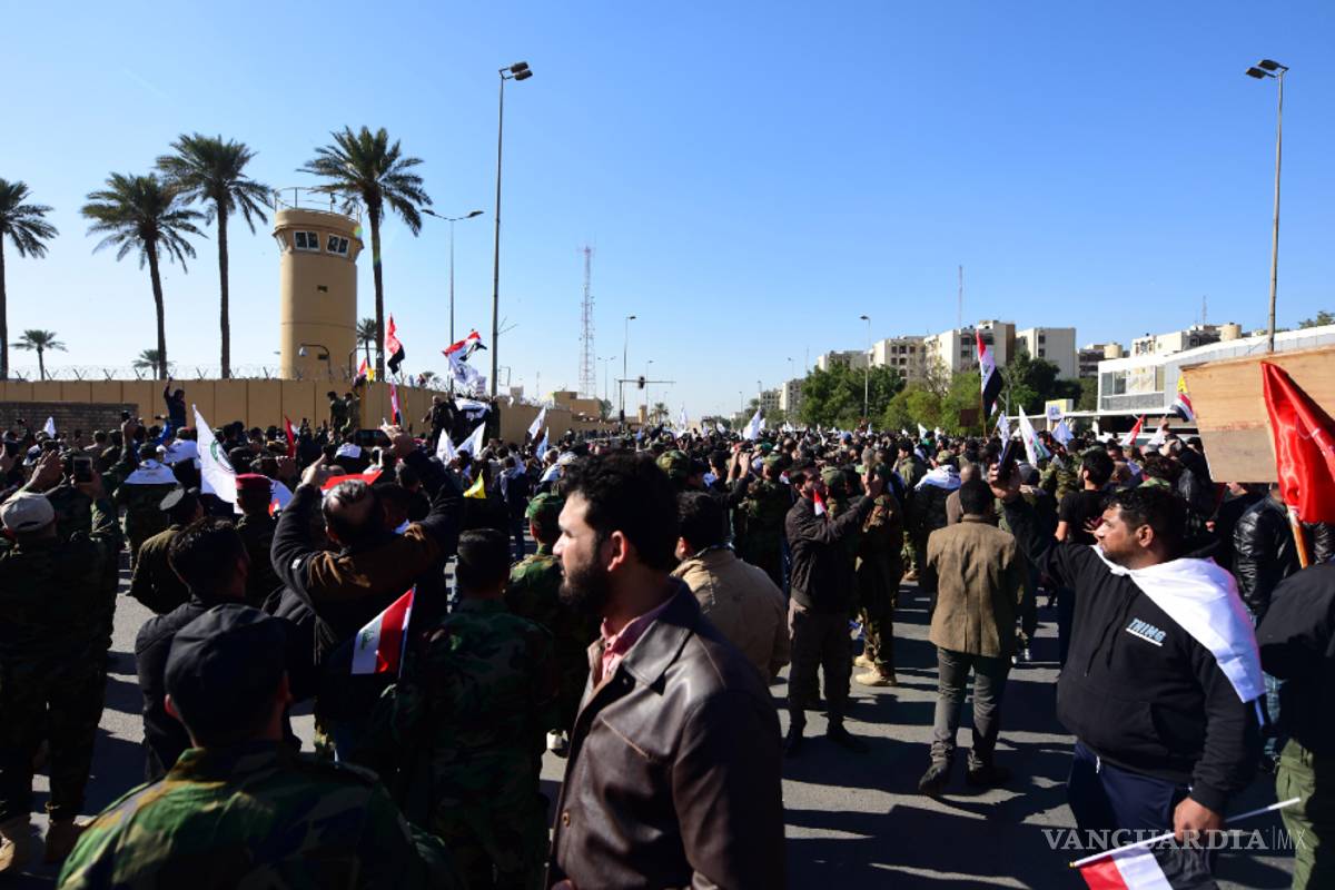 Impactan cinco cohetes cerca de la Embajada de Estados Unidos en Bagdad