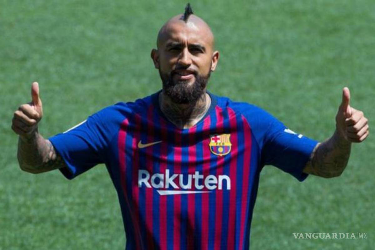 $!Vidal ya fue presentado en el Barcelona y llega a ganar la Champions