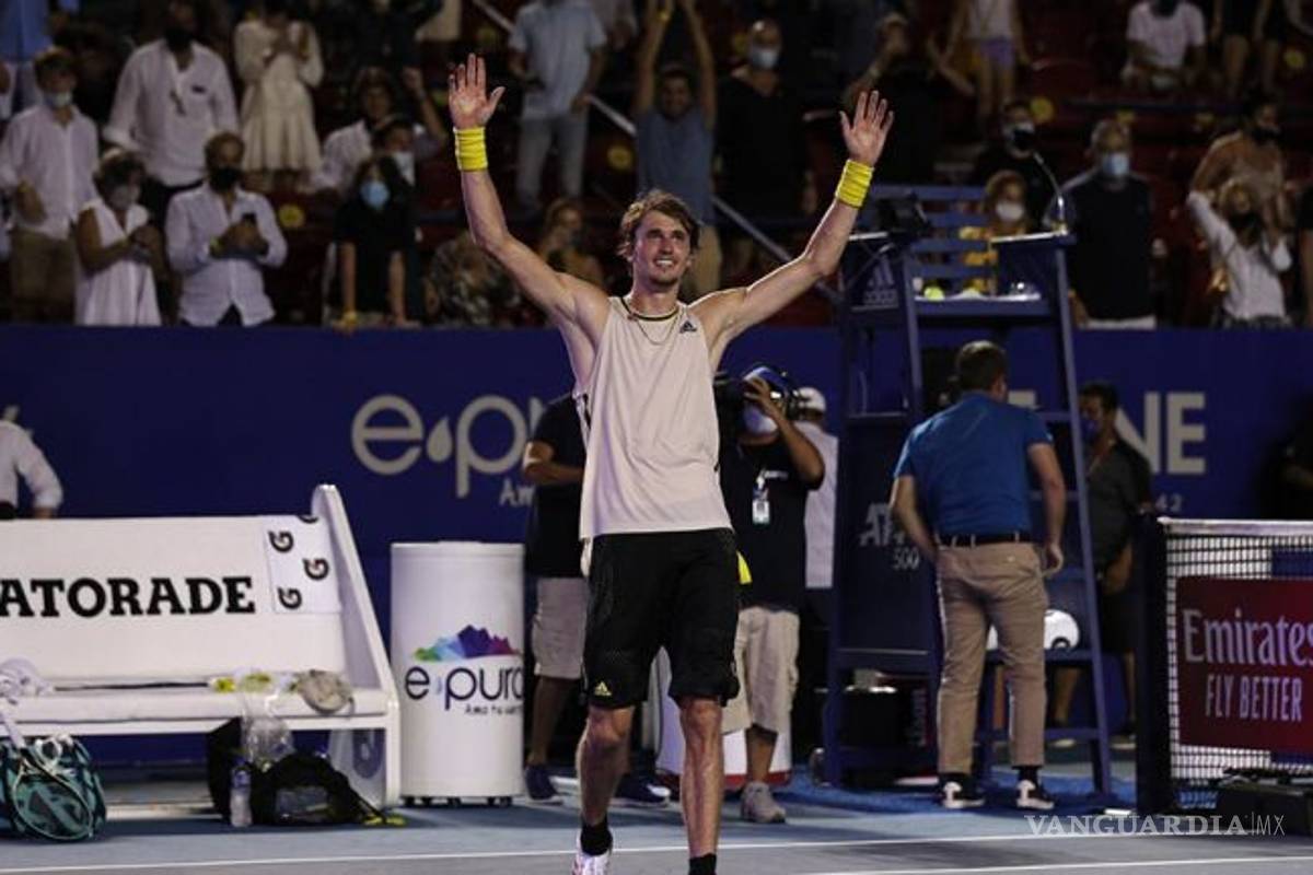 Zverev venció a Tsitsipas en épica final y es nuevo rey de Acapulco