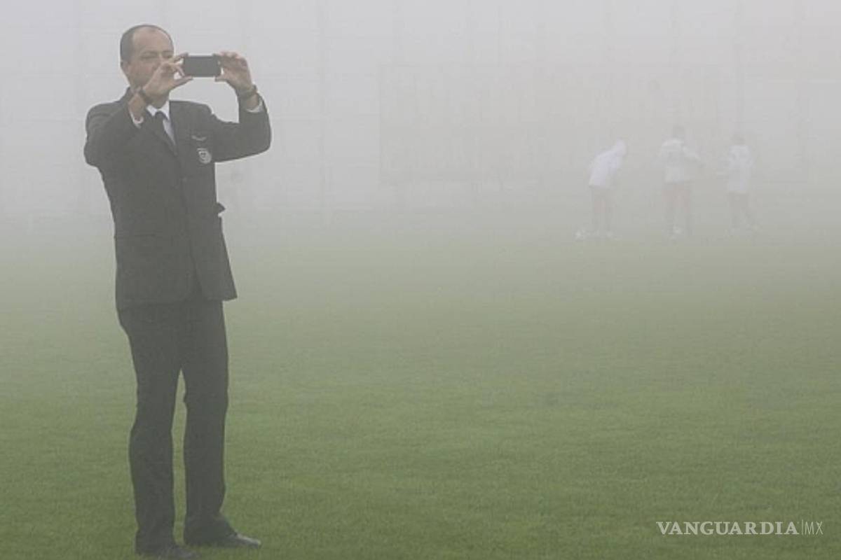 Suspenden partido del Benfica por densa niebla