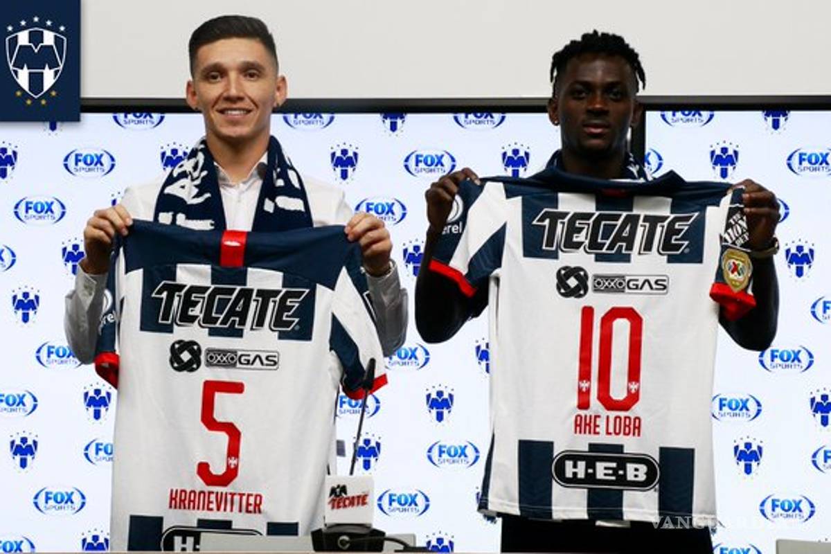 Ake Loba y Matías Kranevitter son presentados como refuerzos de Rayados