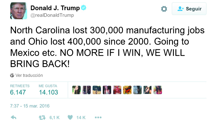 Twitter, el arma de Trump contra México: expertos