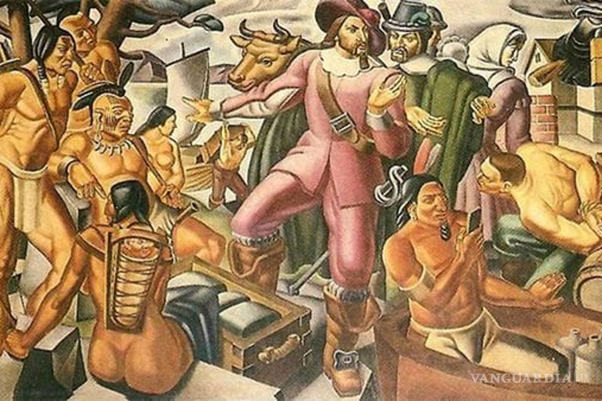 Misterioso ‘iphone’ sostiene un hombre en pintura de 1937