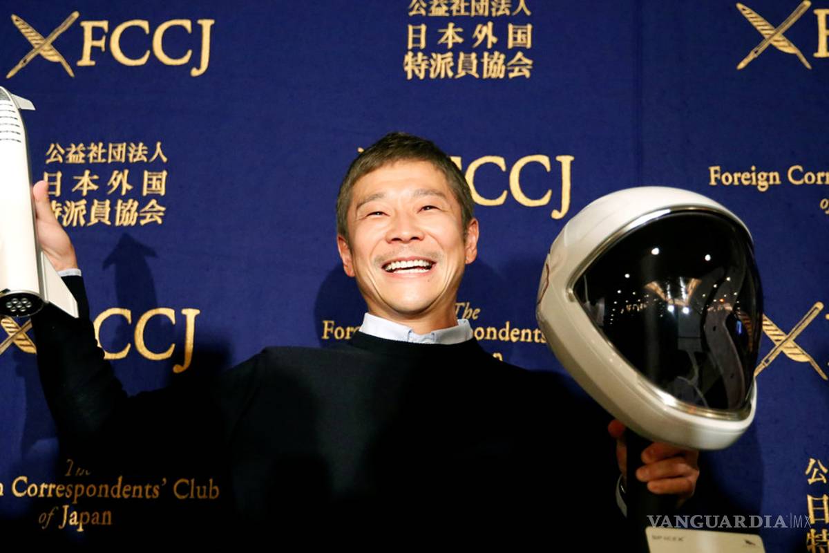 Multimillonario japonés pone fin a búsqueda de una pareja que lo acompañe en su viaje alrededor de la Luna