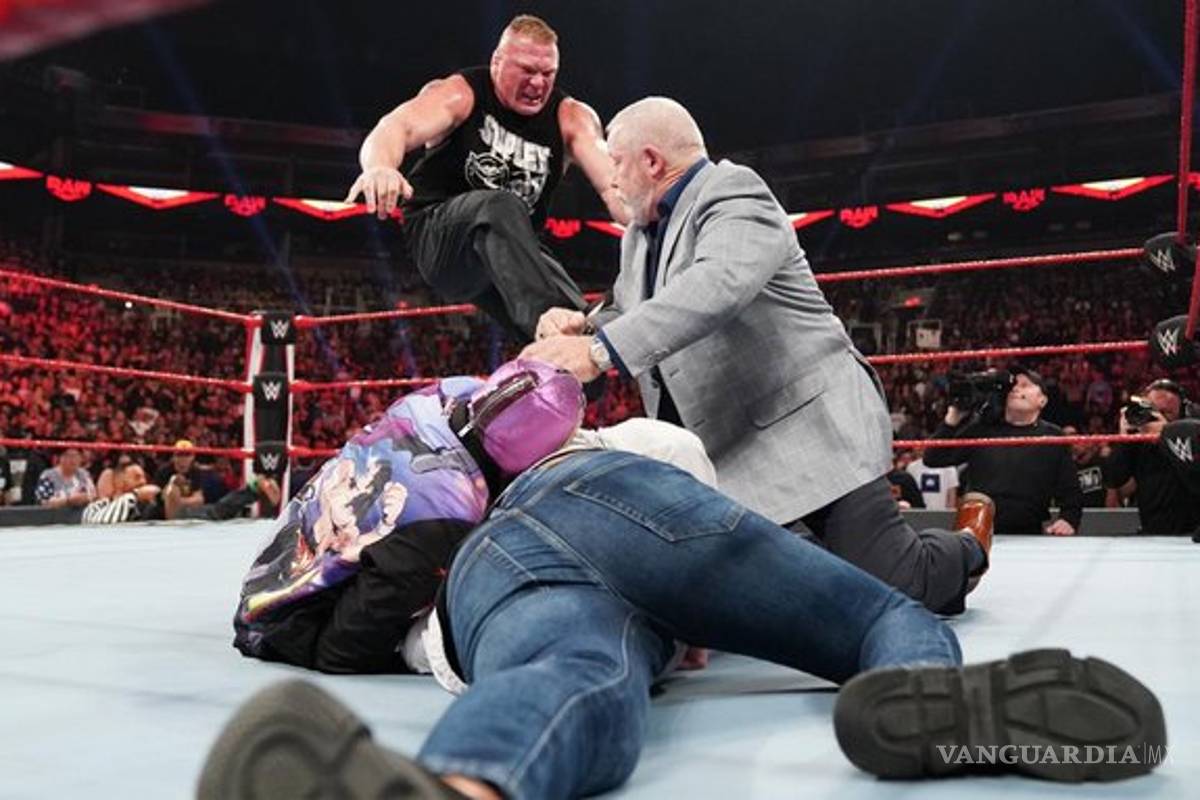 La brutal golpiza de Brock Lesnar al hijo de Rey Mysterio