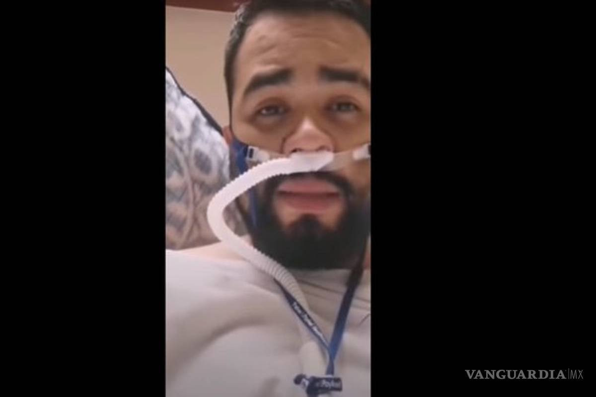 'Voy a volver', enfermero con COVID dejó mensaje antes de ser intubado; horas después murió