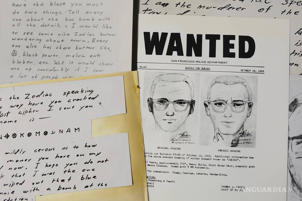 Logran resolver el misterioso mensaje del ‘Asesino del Zodíaco’, escrito en 1969