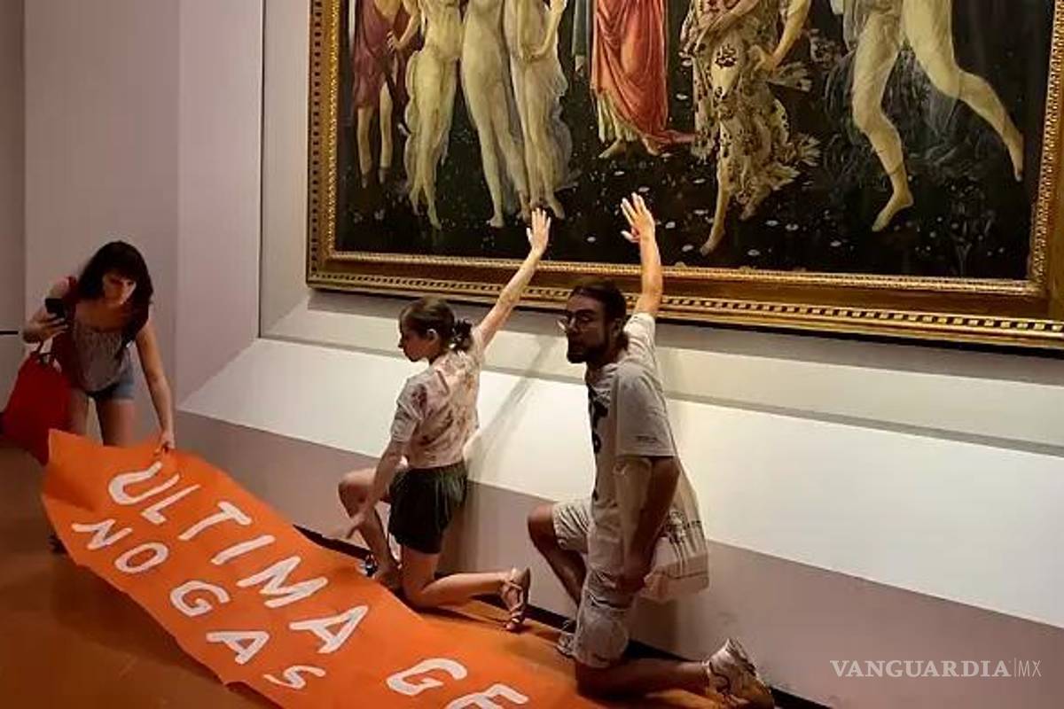 Más activistas protestan por el cambio climático ‘a través’ del arte