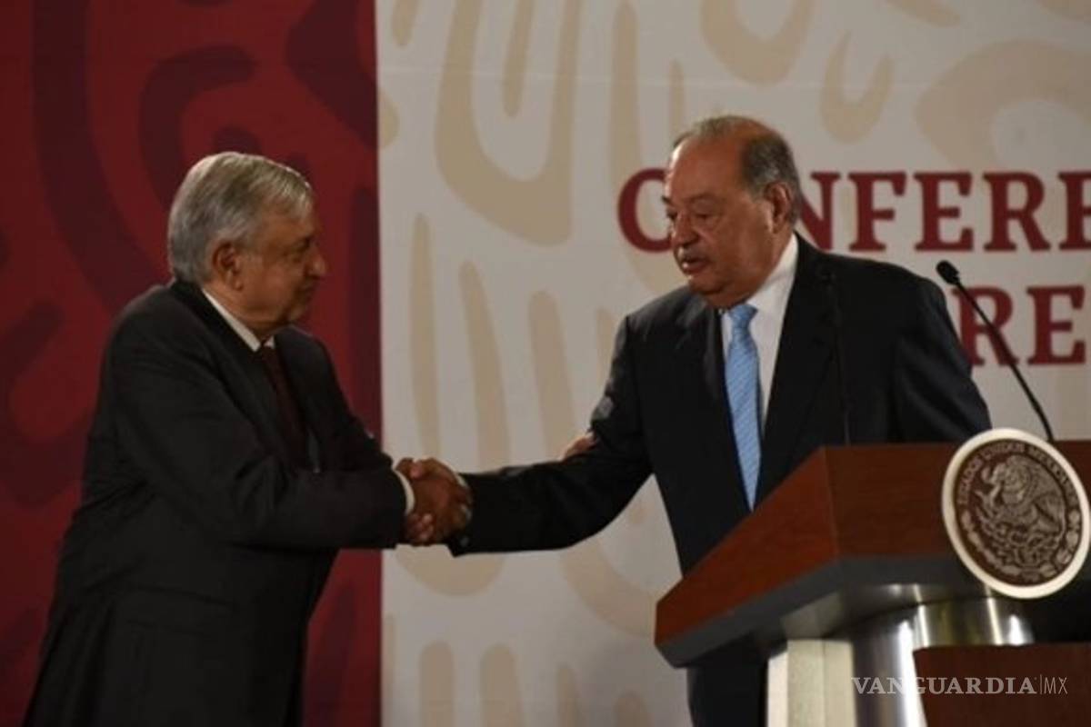 Slim se comprometió a no despedir empleados por coronavirus: AMLO