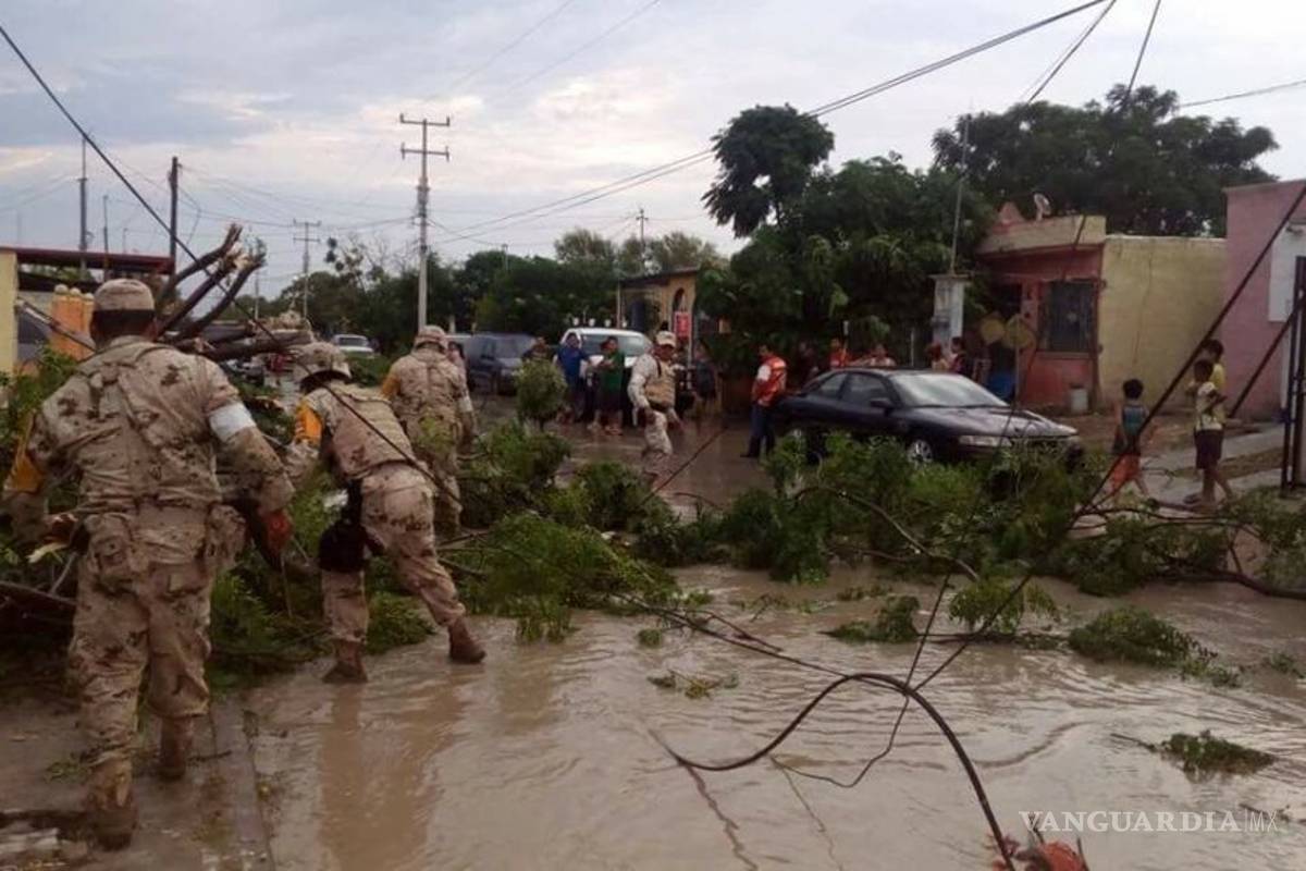 Tormenta en Acuña dejó daños por más de 400 mil pesos