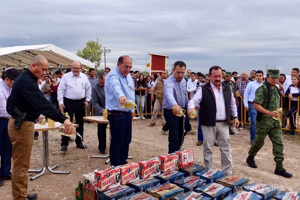 Incineran en Torreón más de 5 toneladas de droga