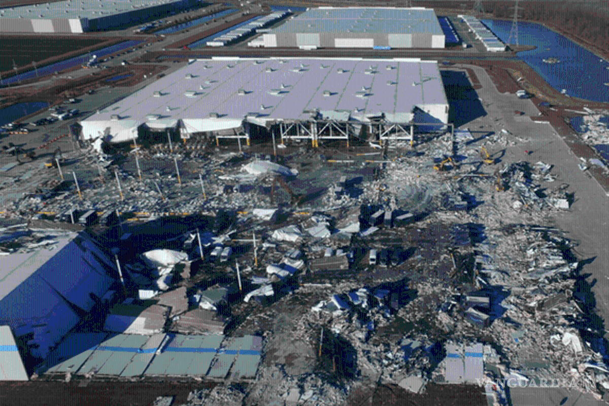 Al menos seis empleados de Amazon mueren tras colapso de almacén en EU