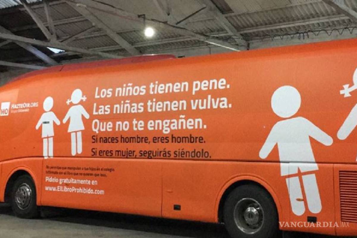 Inmovilizan al autobús de campaña contra transexuales en España
