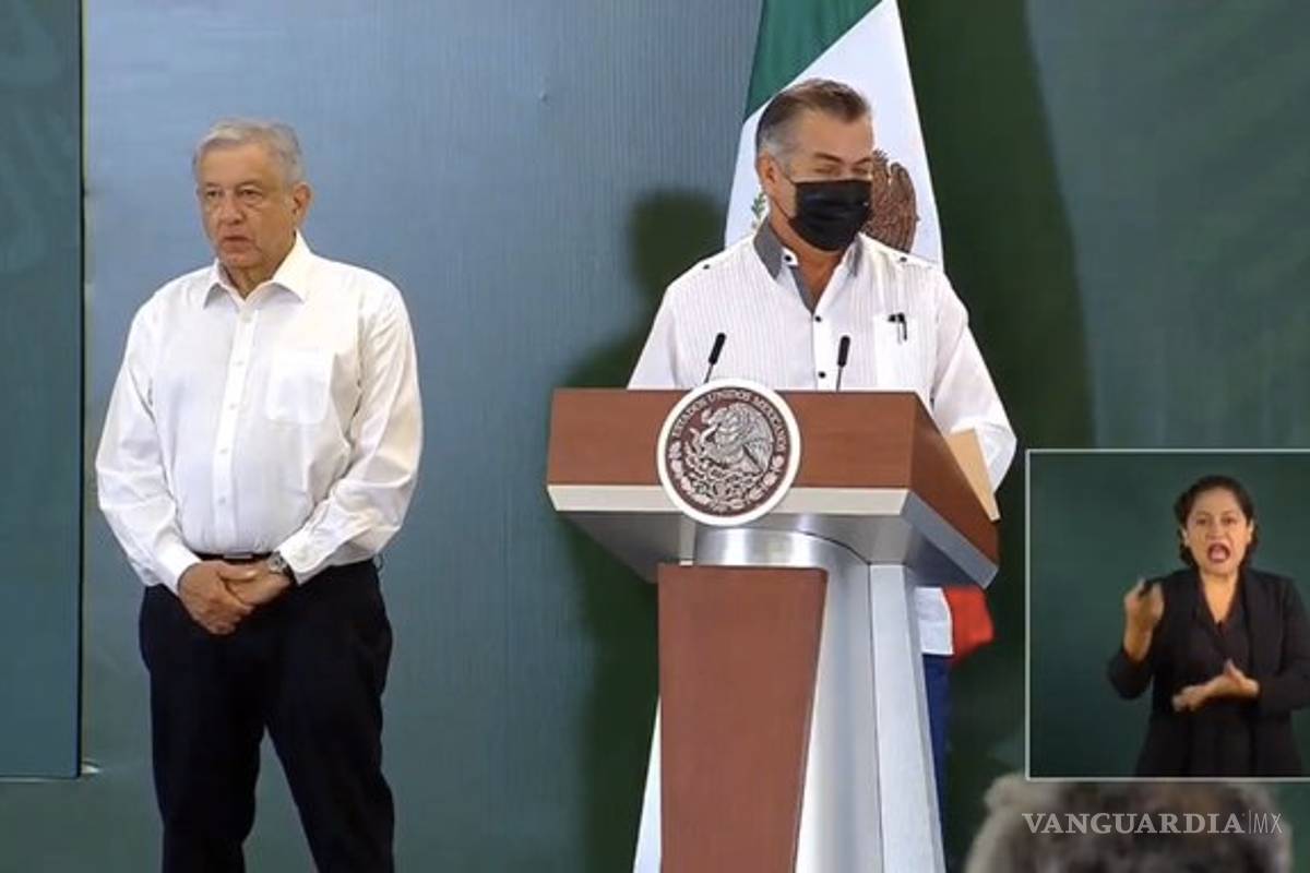 Pese a advertencias de sanción en Nuevo León, AMLO no usó cubrebocas