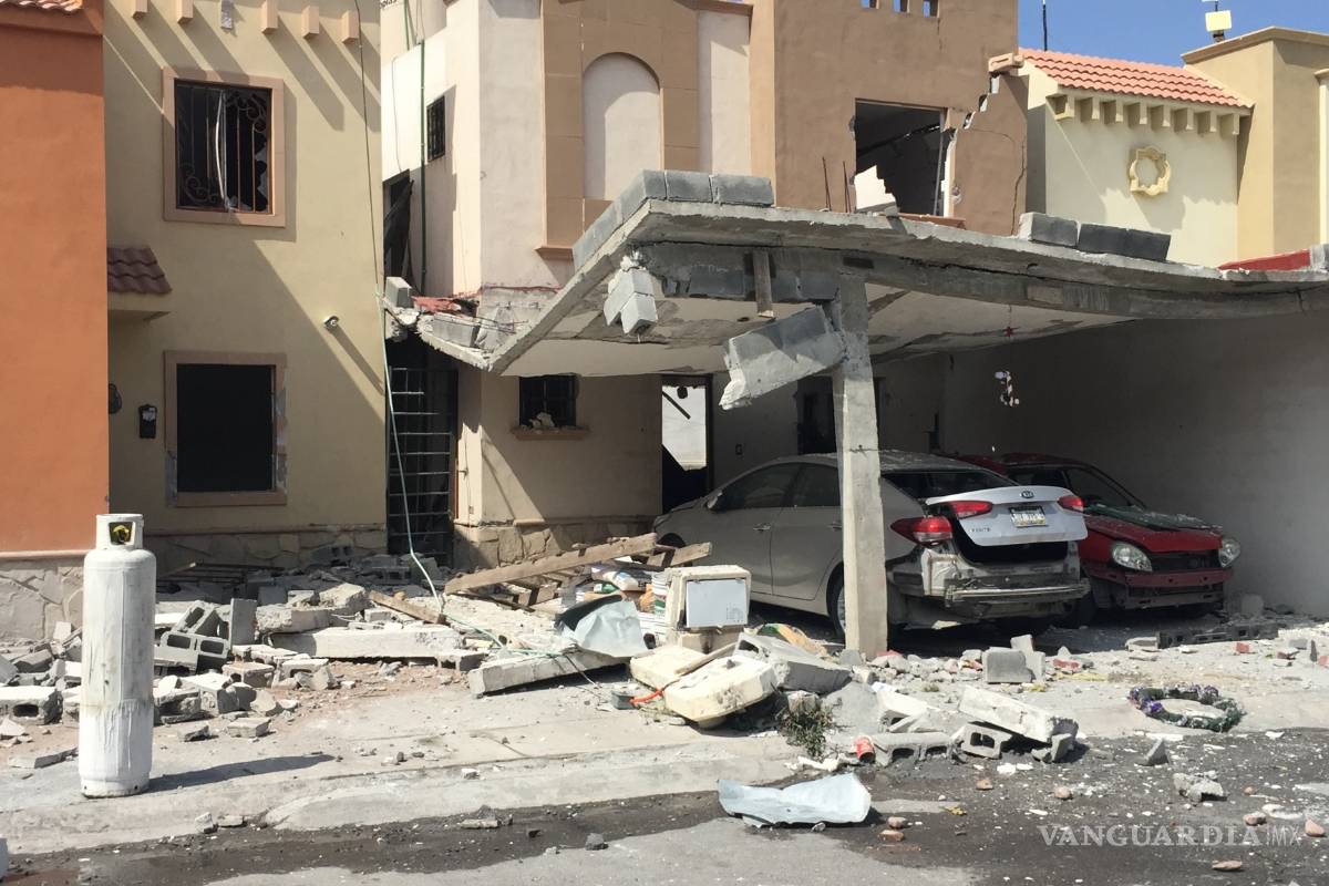 Acumulación de gas causa explosión en el fraccionamiento El Pedregal de Saltillo