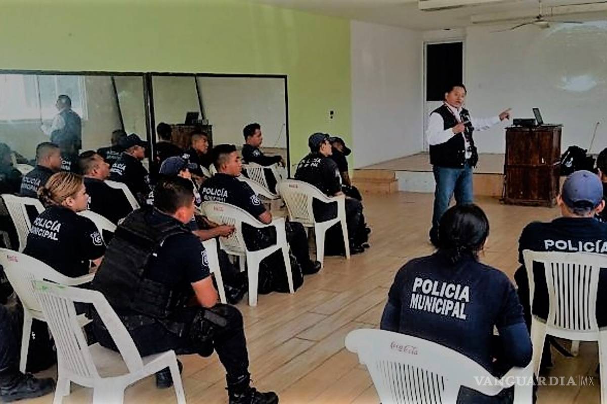 Capacitan a policías del Norte de Coahuila en materia de Derechos Humanos