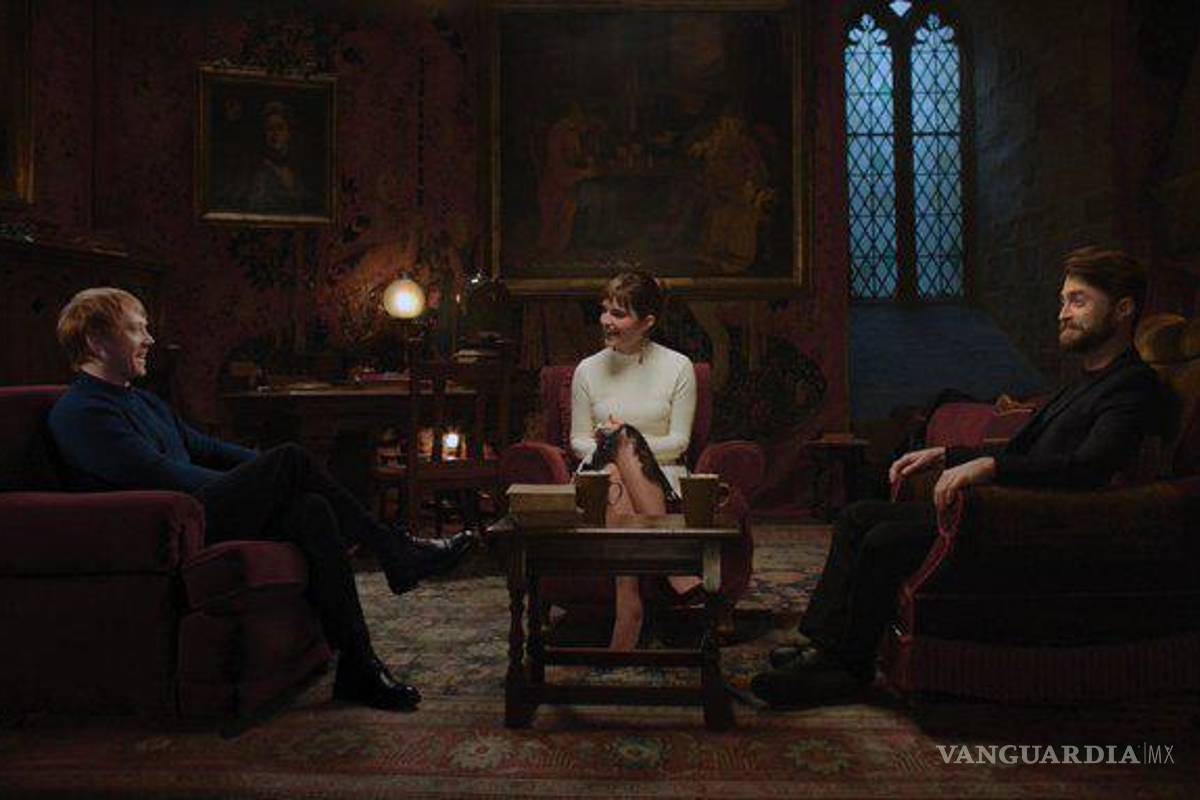 Revelan primera imagen de Harry Potter, Ron y Hermione juntos en 20 Aniversario: Regreso a Hogwarts