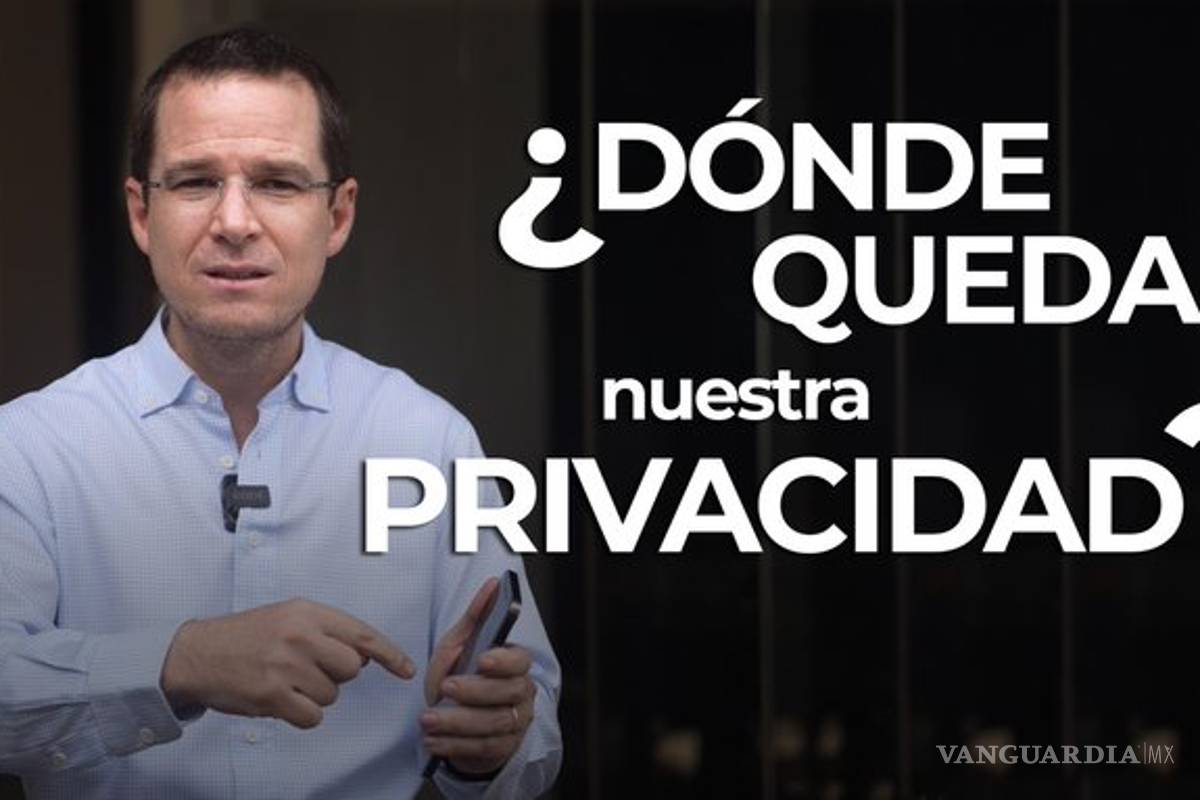 “AMLO parece estar enfermo de poder”, Anaya critica padrón de datos biométricos