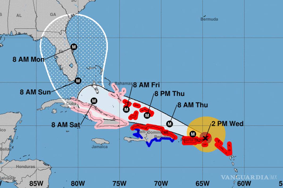 Amenaza ‘Irma’ a Cuba y Bahamas