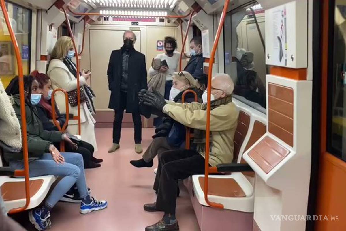 Jovencita y anciano pelean por uso correcto de cubrebocas (video)