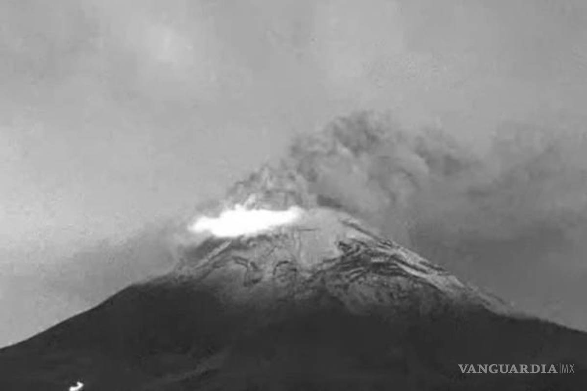 Vuelve el Popocatépetl aumentar su actividad con 59 exhalaciones en las últimas horas