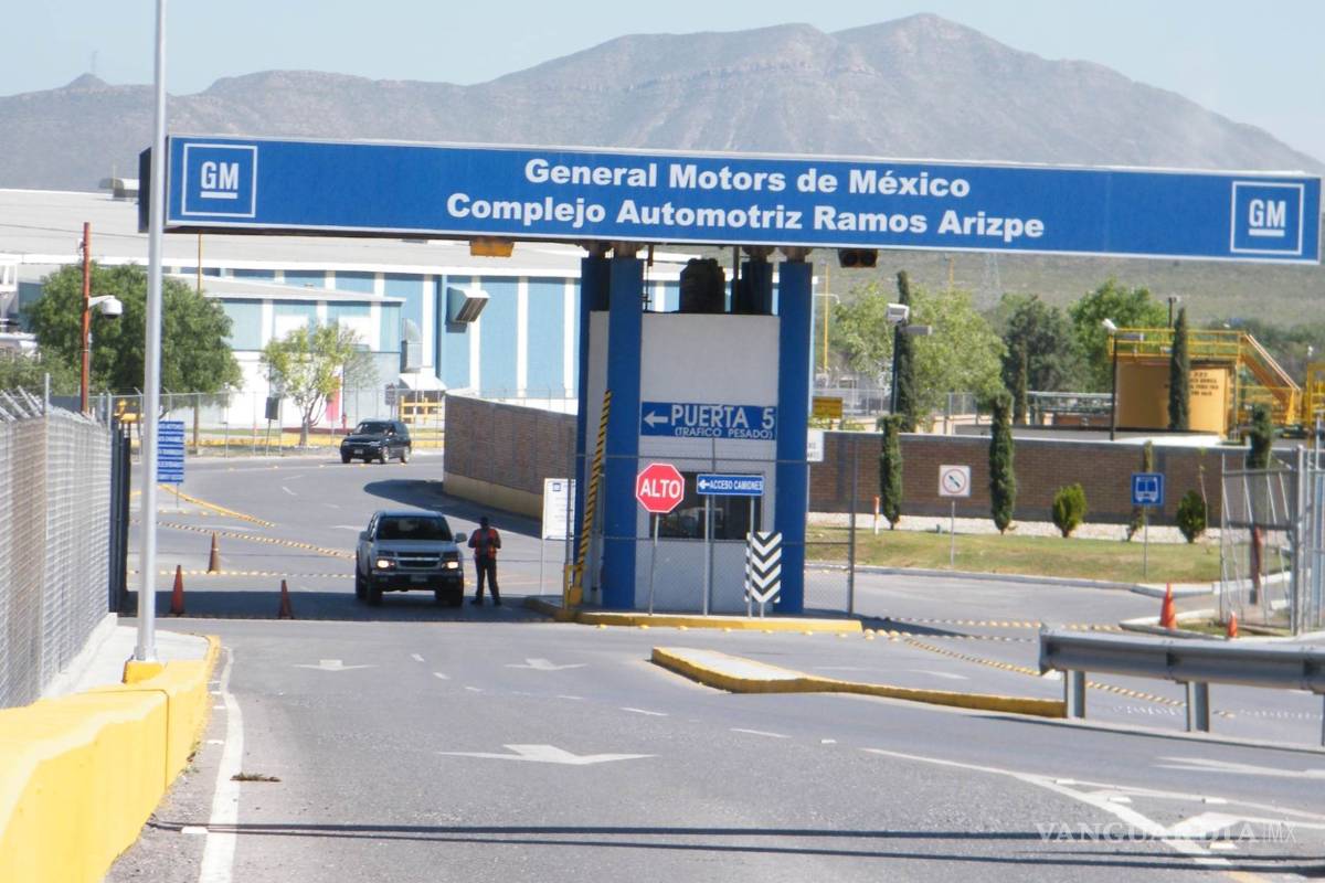 No hay planes de cerrar plantas GM en México; operan con regularidad plantas en Coahuila y más