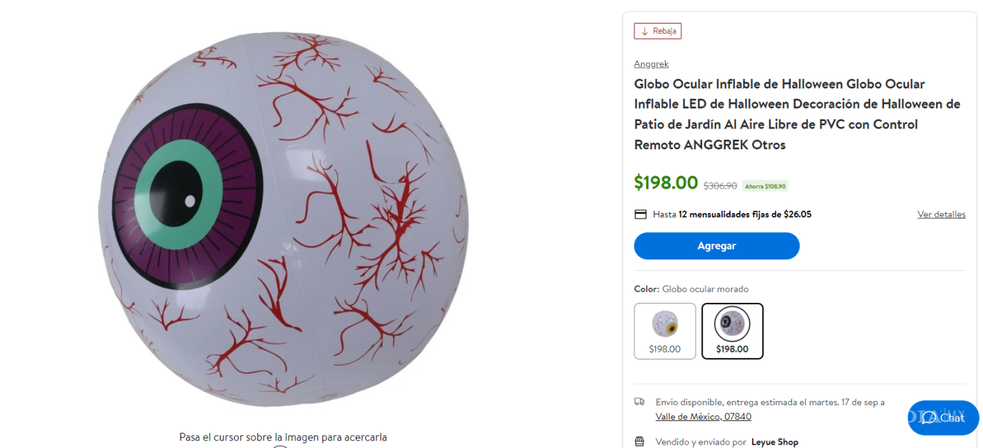 $!Walmart adelanta Halloween con grandes descuentos en decoraciones inflables; estas son las mejores ofertas