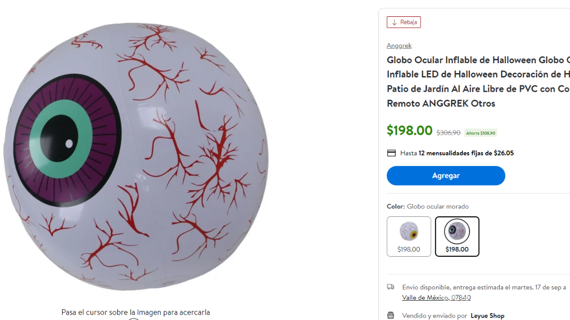 $!Walmart adelanta Halloween con grandes descuentos en decoraciones inflables; estas son las mejores ofertas