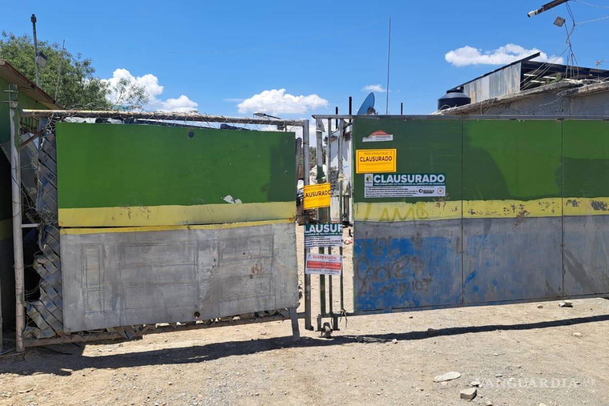 Clausuran cinco recicladoras en Saltillo; no contaban con permiso para operar