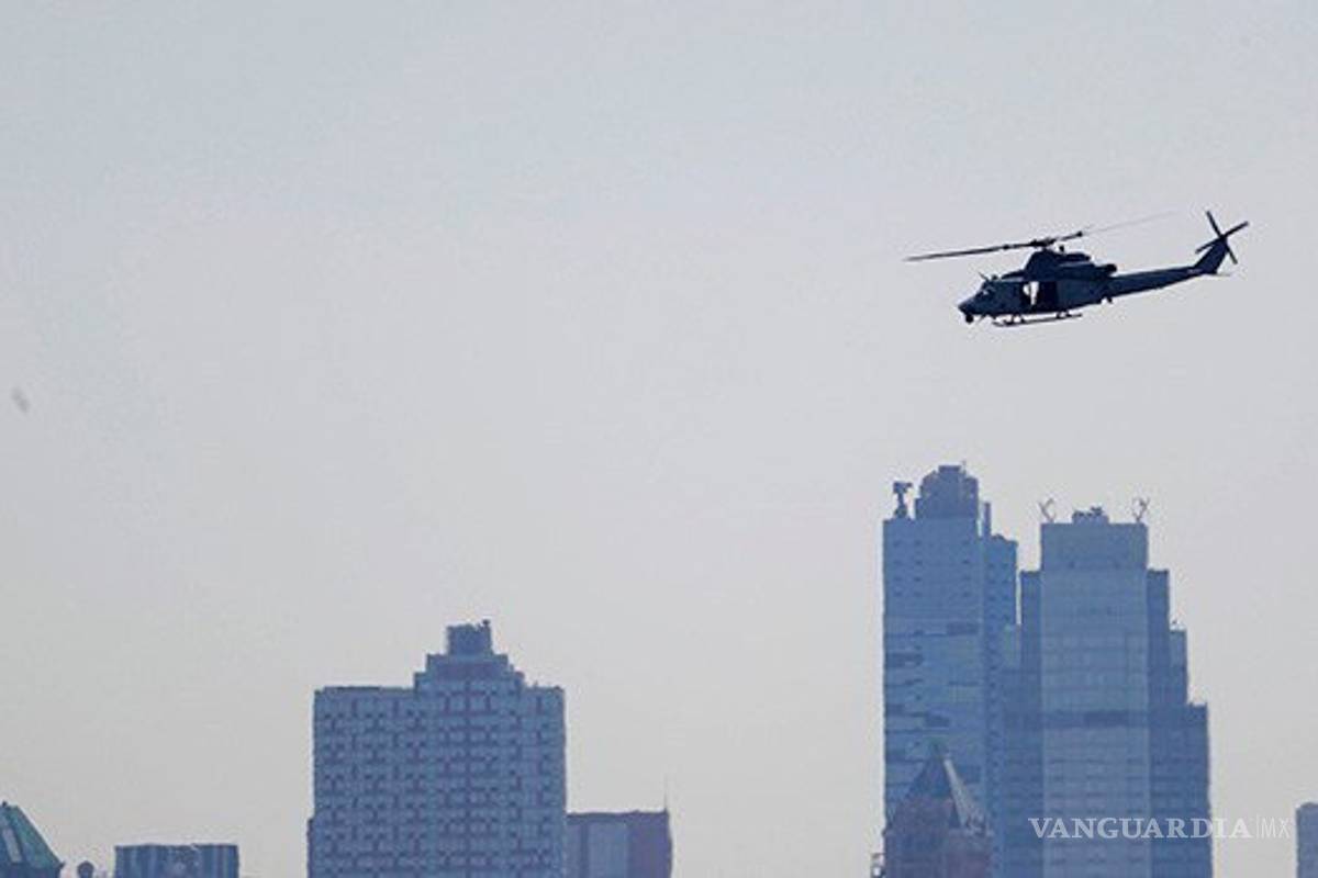 Cae helicóptero en Río Hudson en Nueva York