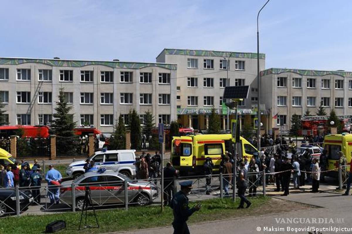 Reportan siete niños muertos y 21 heridos tras tiroteo en una escuela de Rusia