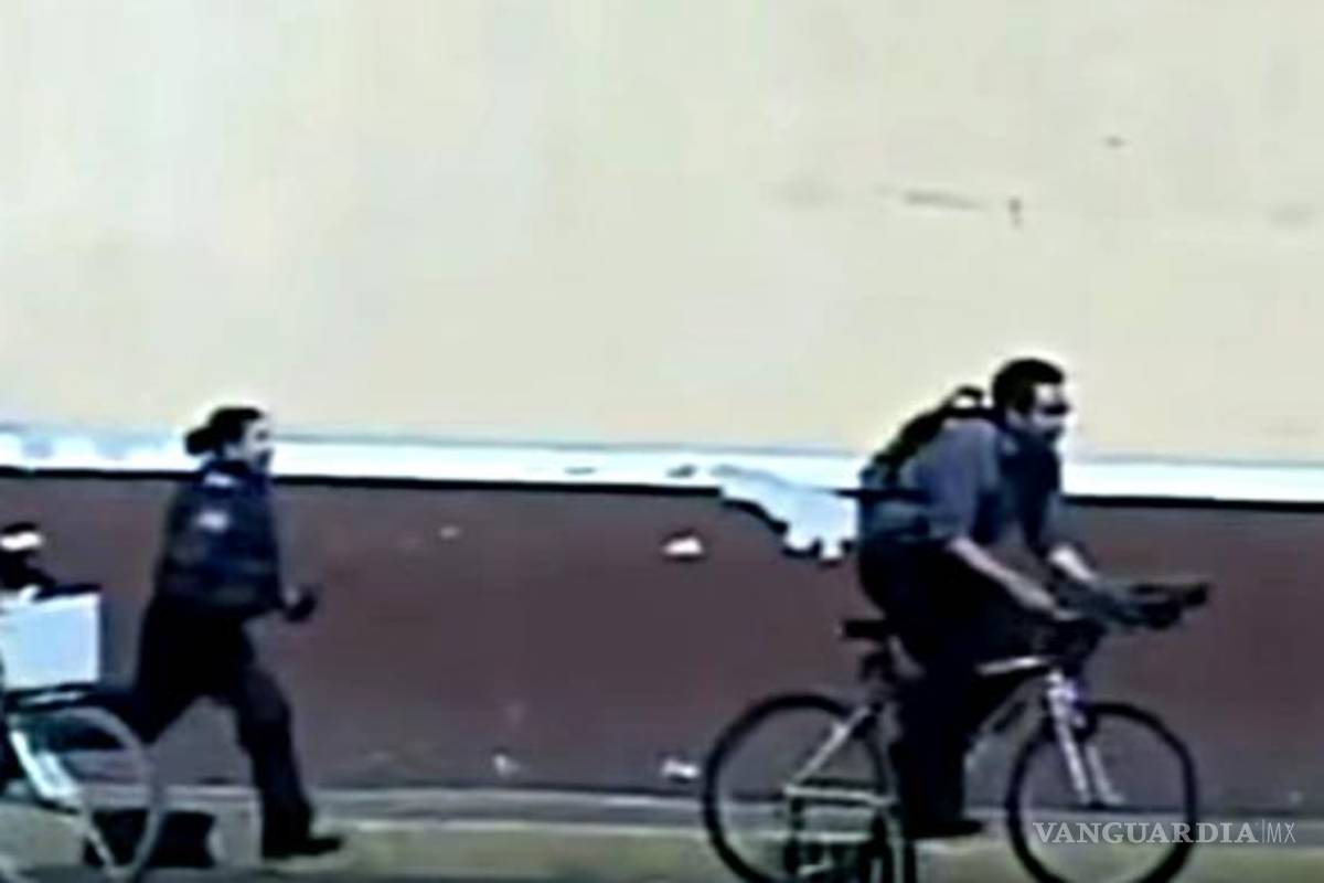 Mujer policía no deja de perseguir a ladrón de 'bicis' hasta atraparlo