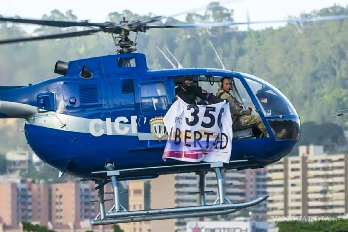 Reaparece el piloto del ataque al Tribunal Supremo en Venezuela