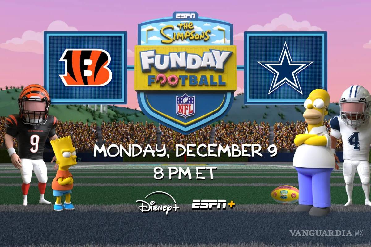 ¡¿Los Simpsons en el Monday Night Football?! Homero y Bart chocarán en Bengals vs Cowboys