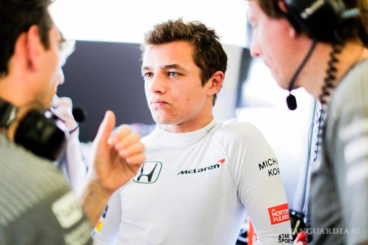 El joven piloto Lando Norris es piloto reserva de McLaren