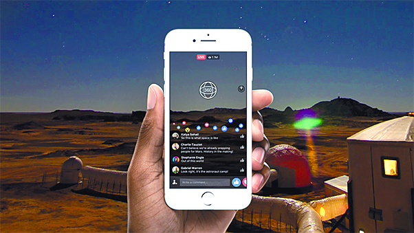 Lanza Facebook función Live 360