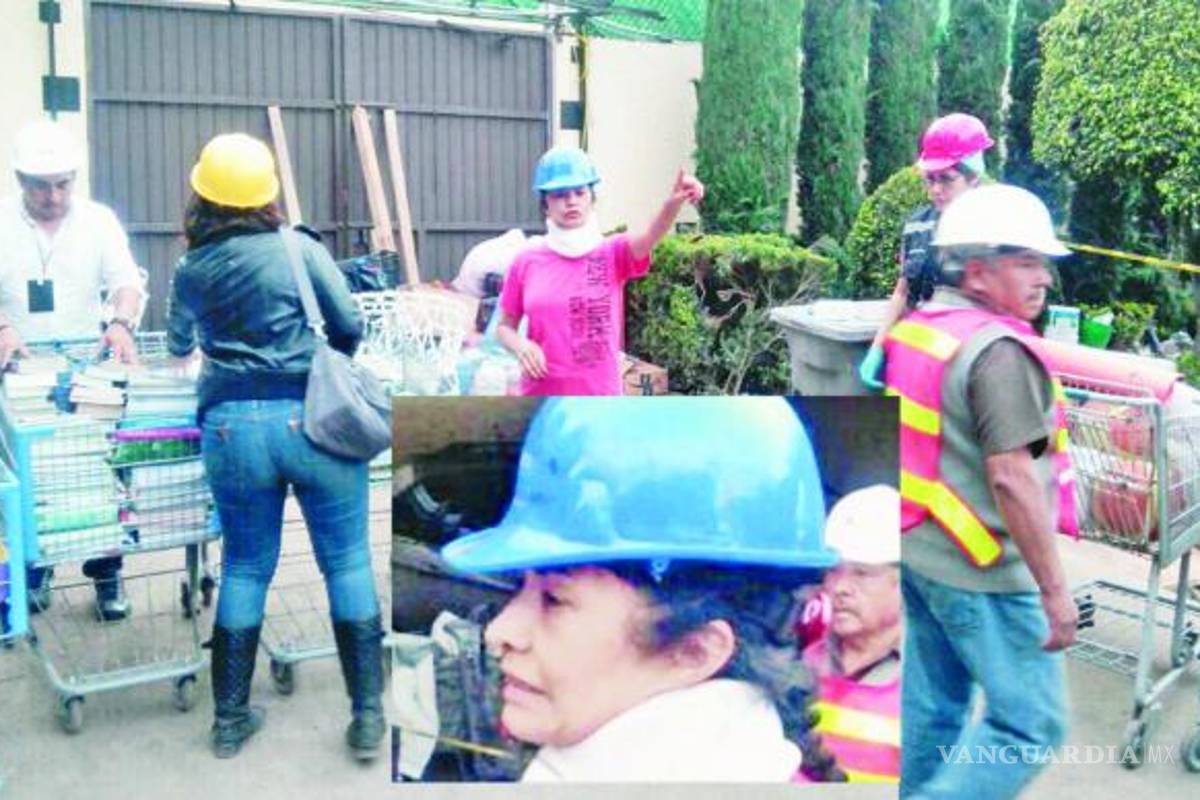 En lugar de ayudar, directora del Colegio Rébsamen sacó objetos de valor