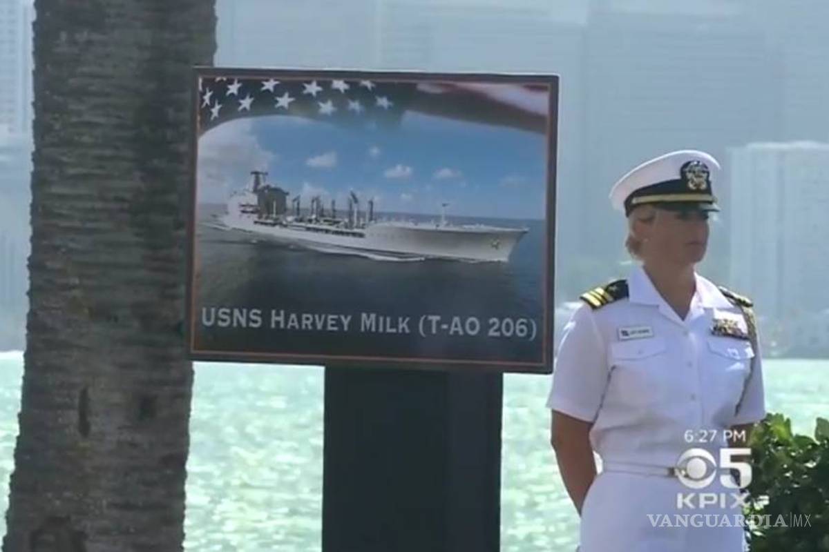 Armada de EU da a uno de sus buques el nombre del activista gay Harvey Milk