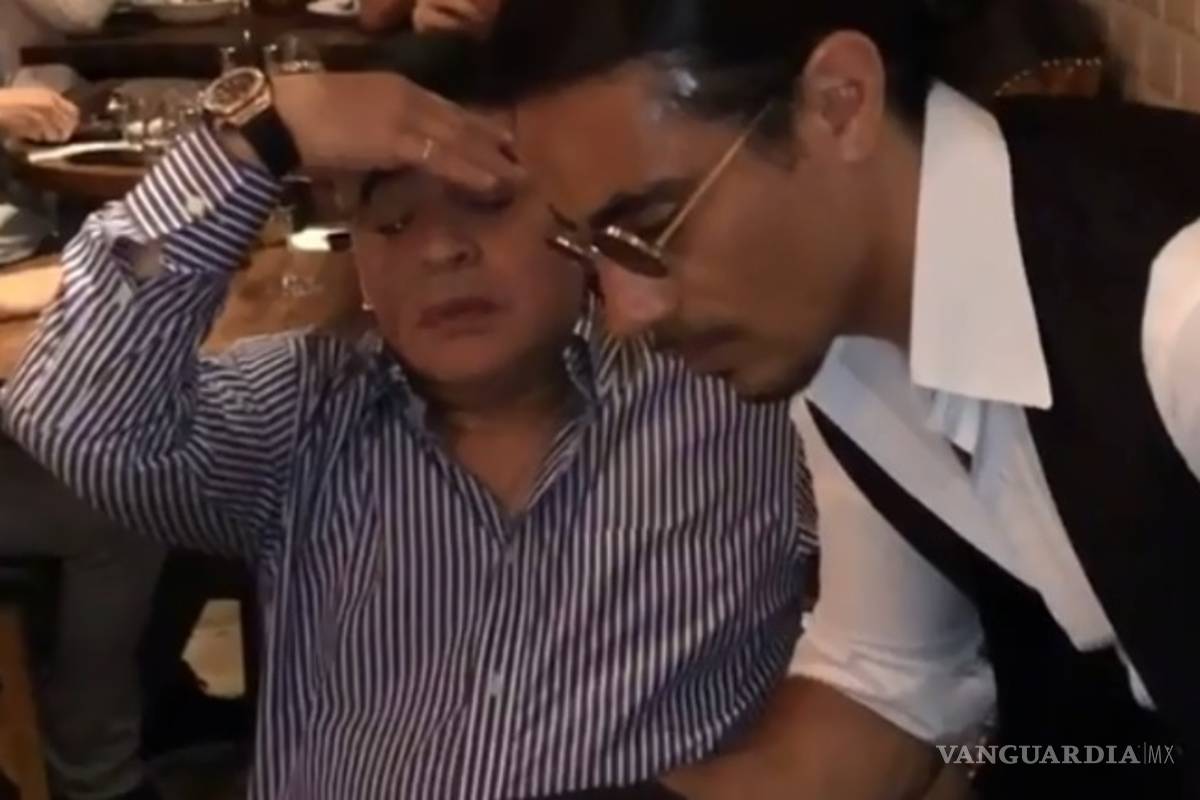 Así reaccionó Maradona ante la magia de Salt Bae