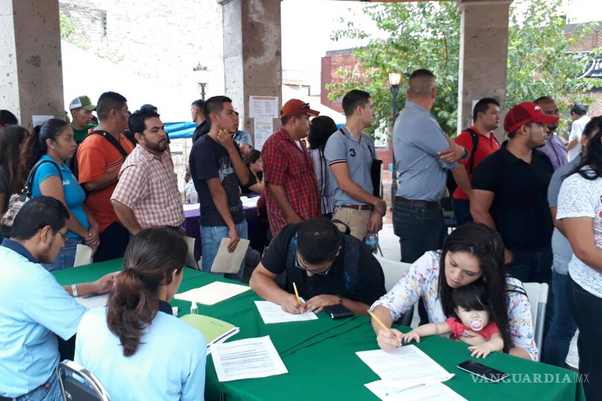 Tendencia neta de empleo en Coahuila se ubica en 12% para 1er trimestre 2020