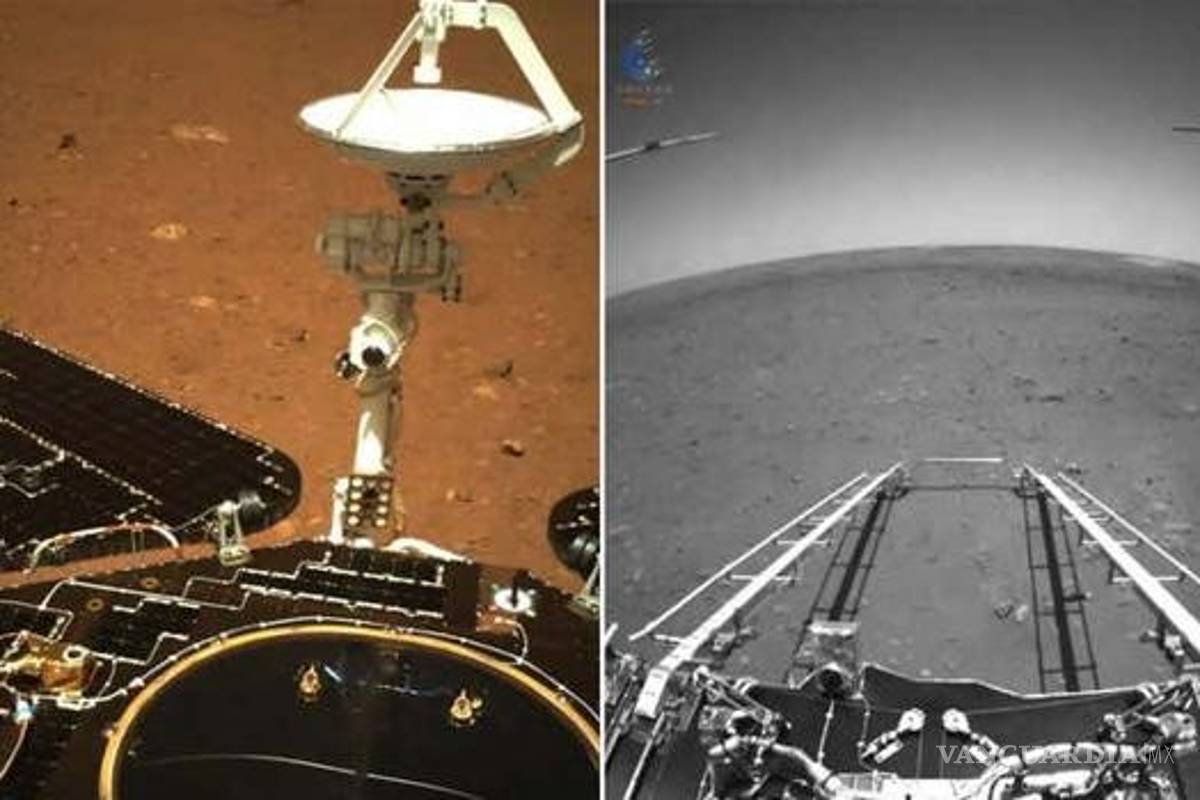 Publica China varias imágenes en color de la superficie de Marte