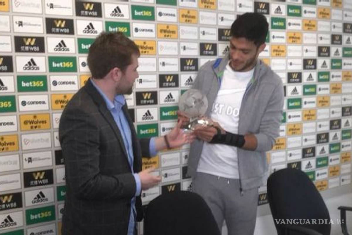 Asociación de Escritores de Futbol premia a Raúl Jiménez