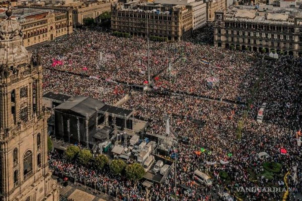 Asistieron 85 mil personas al primer informe de actividades de AMLO