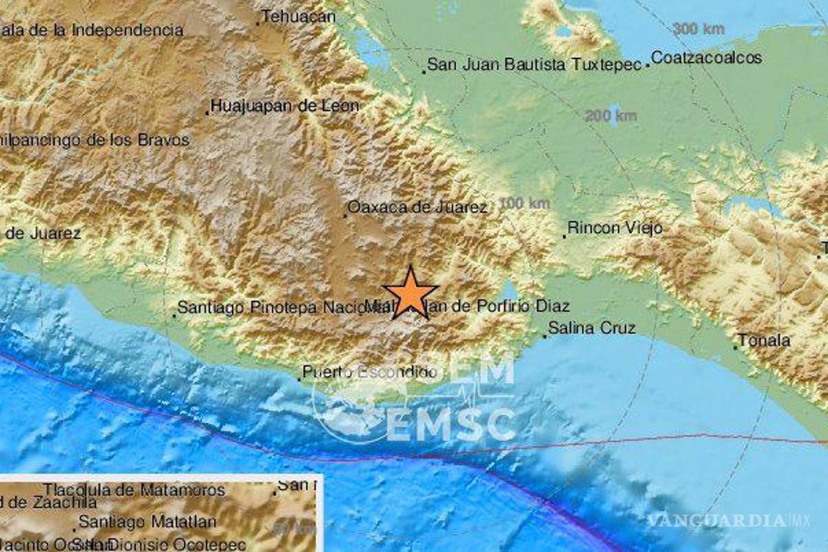 Sacude sismo de 5.2 a Oaxaca; se percibe en la CDMX
