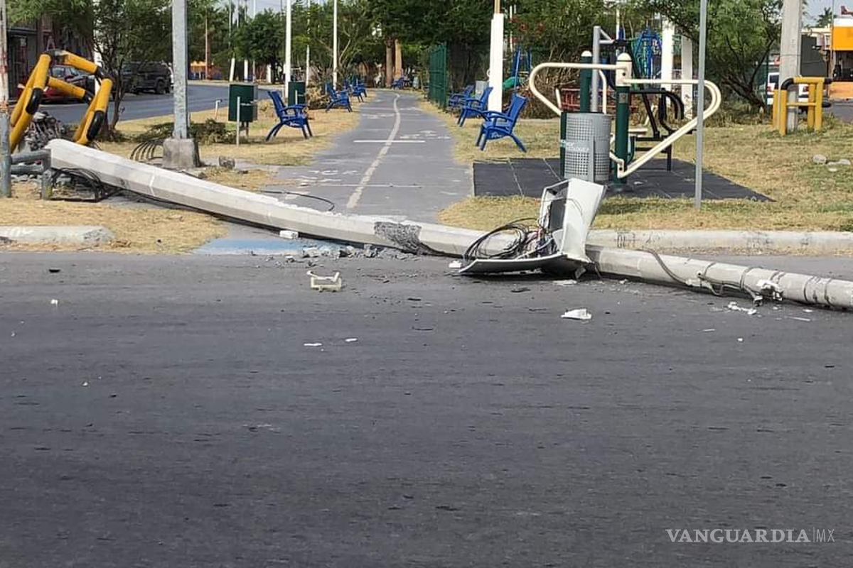 Con maquinaria y autobuses en Tamaulipas criminales derrumban sitios de videovigilancia