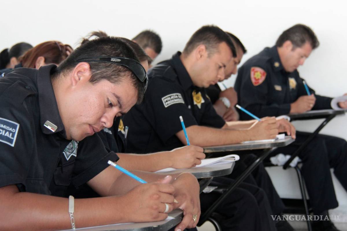 Mantendrán las pruebas de control y confianza en policías de Saltillo