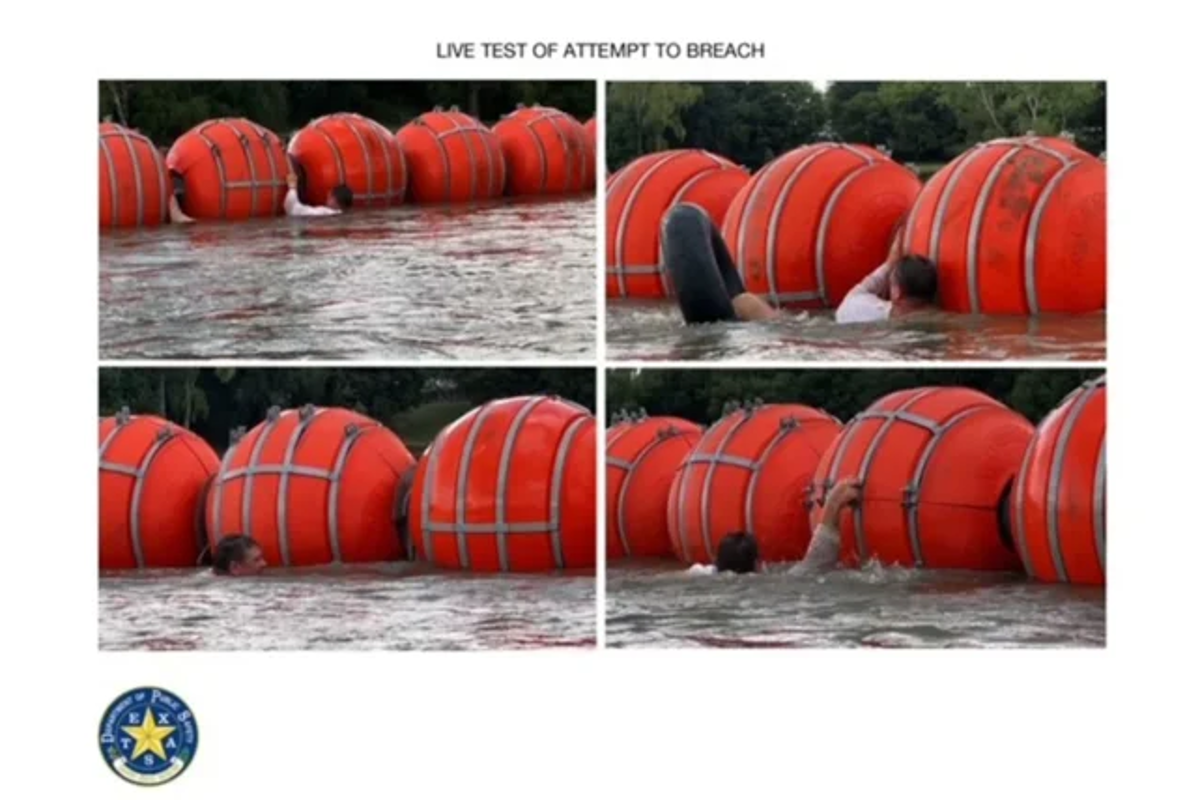 Texas pondrá un ‘muro’ flotante en el río Bravo